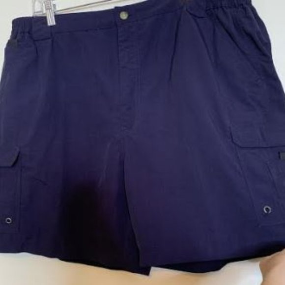 Bass Pro Navy Cargo Performance Shorts Sz 42 - Picture 3 of 11